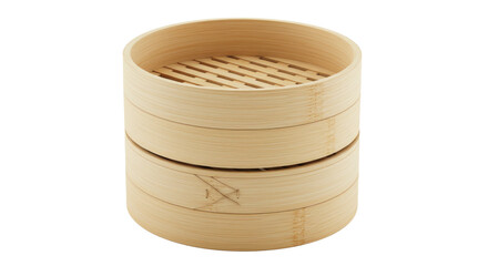 ThreeTiered Bamboo Steamer for Cooking.