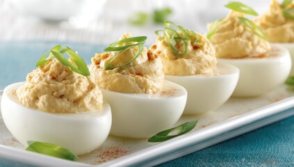 Appetizing deviled eggs