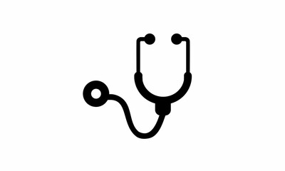 stethoscope icon simple vector illustration