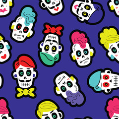 Auden Carol pattern seamless