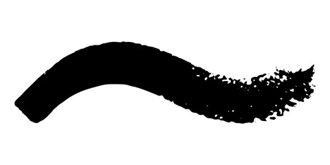 Abstract brush strokes templates, vector grunge paint brush simple art