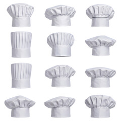 Chef Hats: Collection of White Toque Hats for Culinary Professionals