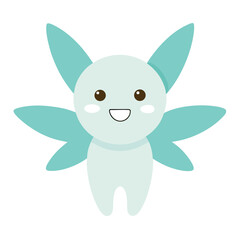 National Tooth Fairy Day - Tooth Fairy: Minimal Vector

