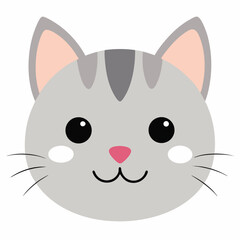 Cute Cat: Minimal Vector

