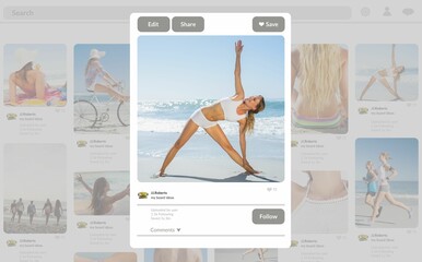 Composite image of site page