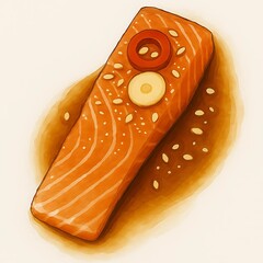 Irresistible Spicy Salmon in Soy Sauce