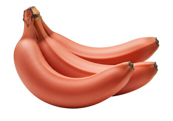 Illustration Bunch of Vibrant Red Bananas Delicious Tropical Fruits