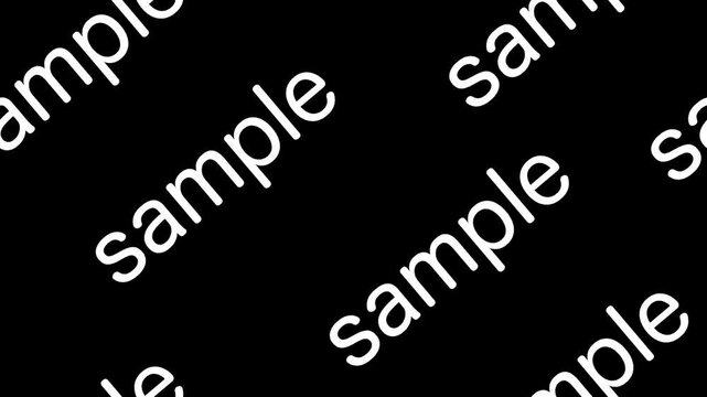 sampleの背景透明、動画素材
