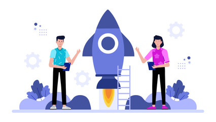 Startup team defining unique value proposition