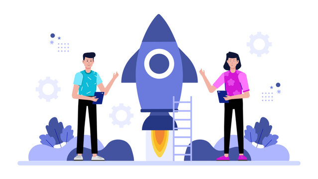 Startup team defining unique value proposition