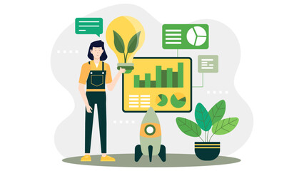 Startup founder reviewing seed funding proposal