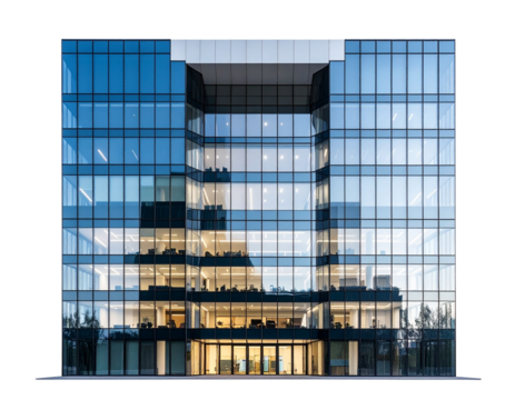 modern office building in hong kong