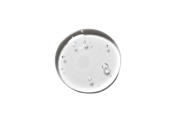 Isolated Transparent Liquid Gel Drop Texture on Background PNG