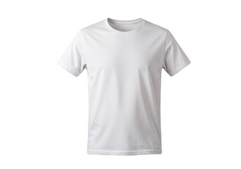 Isolated Transparent White TShirt Cotton Apparel Fashion Clothing Style