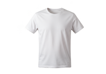 Isolated Transparent White TShirt Cotton Apparel Fashion Clothing Style