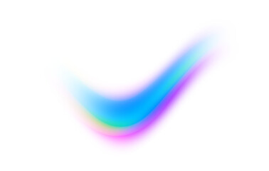 gradient blurred light shape