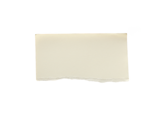 Isolated Beige Paper Scrap Rectangle Texture Rough Fragment Background