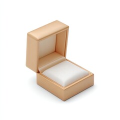 Elegant Open Jewelry Box Displaying Soft Cushion for Accessories