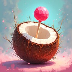 Colorful Fruit Bowls, Refreshing Juice Pops, Cartoon Characters, Cute Emoji Icons, and Wholesome Morning Tea Cups with Hearts to Energize Your Day with Fun and Flavorful Health-Focused Visuals