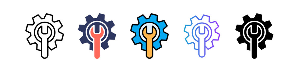 Mechanical Part multiple icon