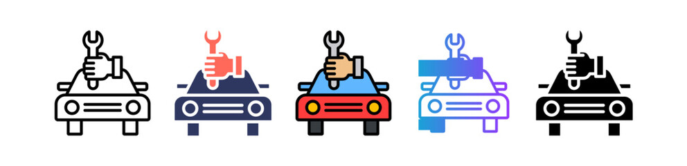 Car Service multiple icon