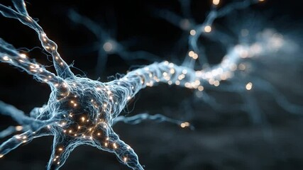 An intricate neural network demonstrating the stunning complexity of human brain activity and connectivity. - Powered by Adobe