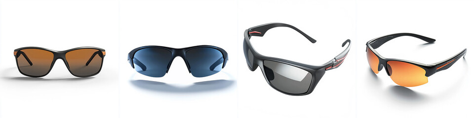 pair of polarized sunglasses with sporty frames