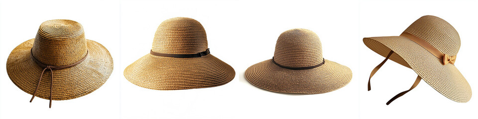 wide-brimmed sun hat