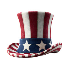 Uncle Sam Hat, isolated on white background