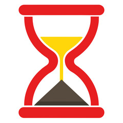 hourglass vector illustration