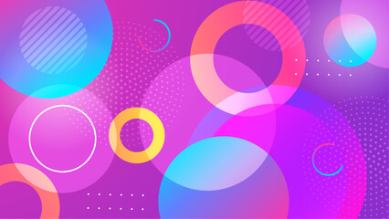 Abstract colorful design of overlapping circles perfect for backgrounds, digital art, prints, textiles, packaging, and modern branding projects.