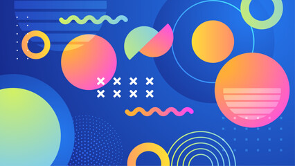 Abstract colorful geometric design suitable for background designs, posters, websites, and print materials requiring a modern and vibrant look.