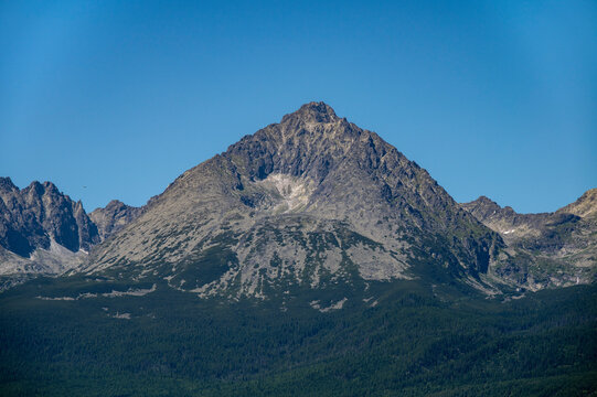Gerlachovsky Peak (Gerlachovsky stit), the highest peak in the High Tatras and in Slovakia.