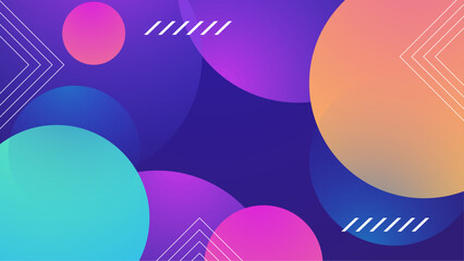 Abstract colorful design with overlapping circles. Suitable for backgrounds, website banners, and modern graphic designs. Ideal for artistic and creative projects.