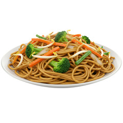 Whole Wheat Spaghetti with Stir fried Vegetables