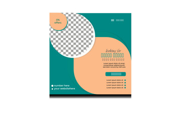 new creative social media poster design