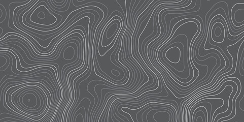 A seamless abstract background featuring topographic contour lines in varying thicknesses, flowing organically across a dark grey surface.