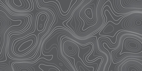 A seamless abstract background featuring topographic contour lines in varying thicknesses, flowing organically across a dark grey surface.