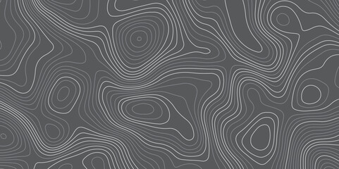 A seamless abstract background featuring topographic contour lines in varying thicknesses, flowing organically across a dark grey surface.