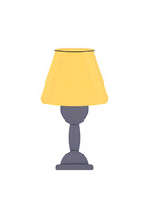 Obraz premium table lamp on white background