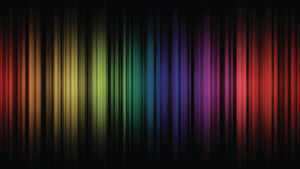Abstract background of colorful rainbow lines, a vibrant spectrum wave pattern for digital design