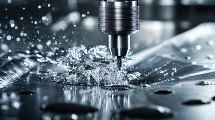 High-Speed Precision: Water-Cooled CNC Machining Cutting Metal Process