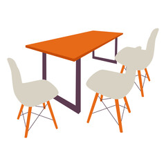 Desk and Chair at Meeting Room