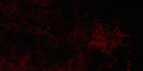 Red color powder explosion isolated on black background. Colorful dust explode. Paint Holi, dust particles splash. Network concept with spray. Futuristic technology element. 3D rendering.