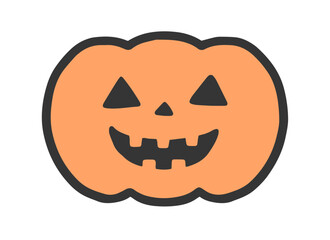 ハロウィンのカボチャのイラスト