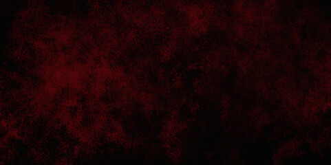 Red color powder explosion isolated on black background. Colorful dust explode. Paint Holi, dust particles splash. Network concept with spray. Futuristic technology element. 3D rendering.