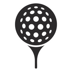 golf ball isolated on white