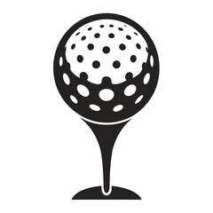 golf ball vector illustration