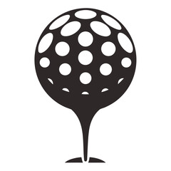 golf ball isolated on white