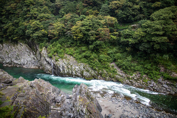 Obraz premium Summer at Oboke Gorge in Tokushima Prefecture, Japan